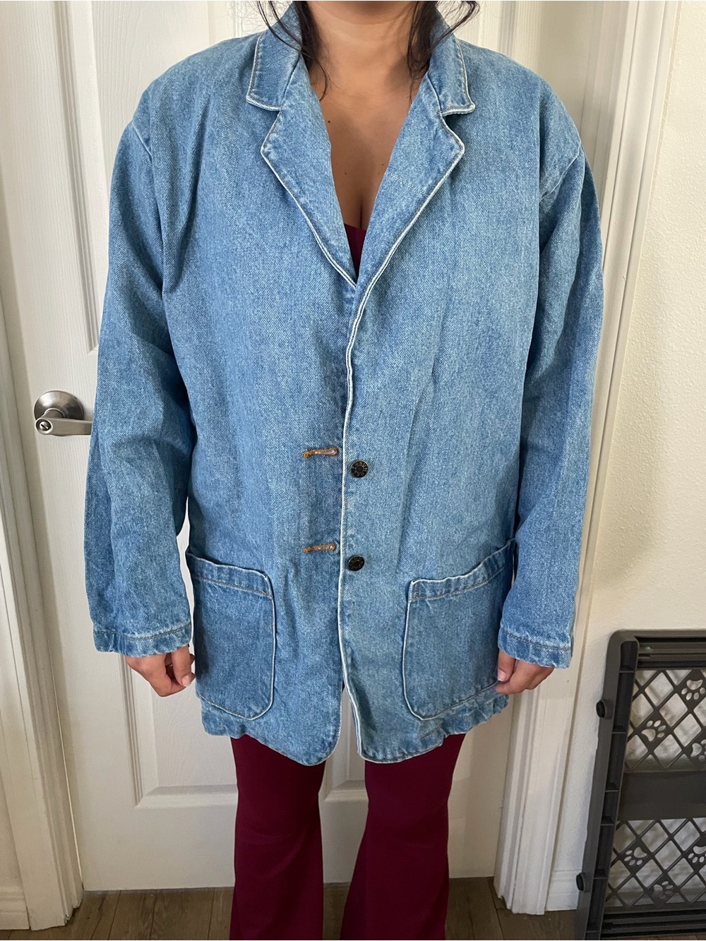 Light Blue Denim blazer